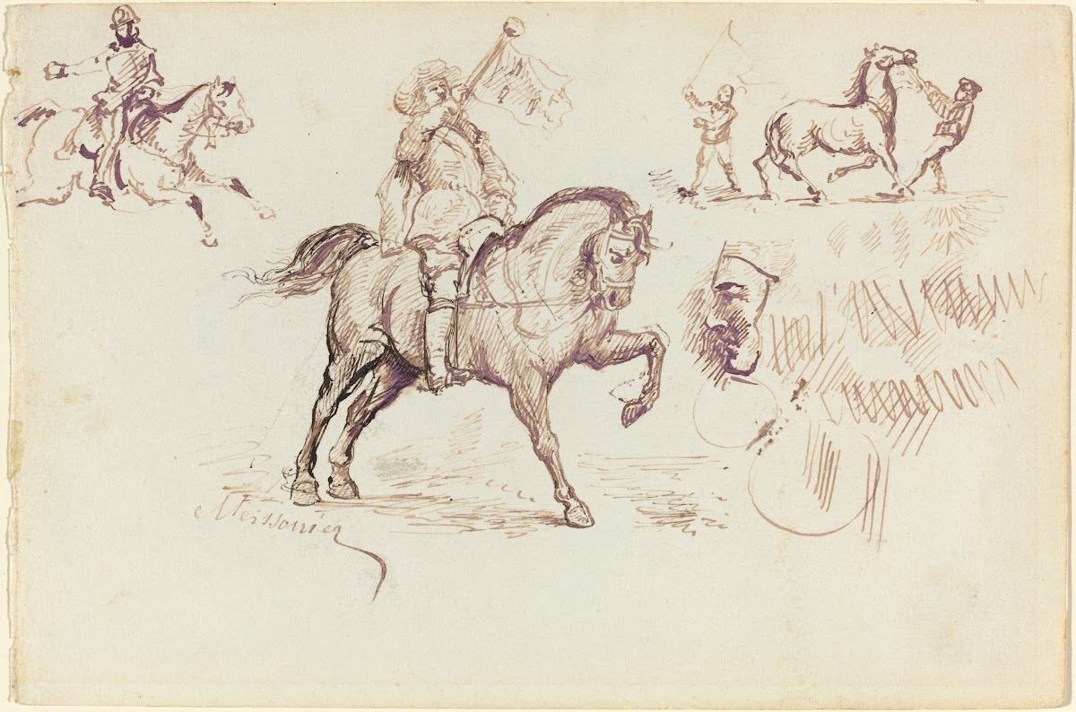 The Herald of Murcia and Other Studies recto c 1860