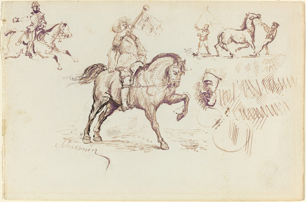 The Herald of Murcia and Other Studies recto c 1860
