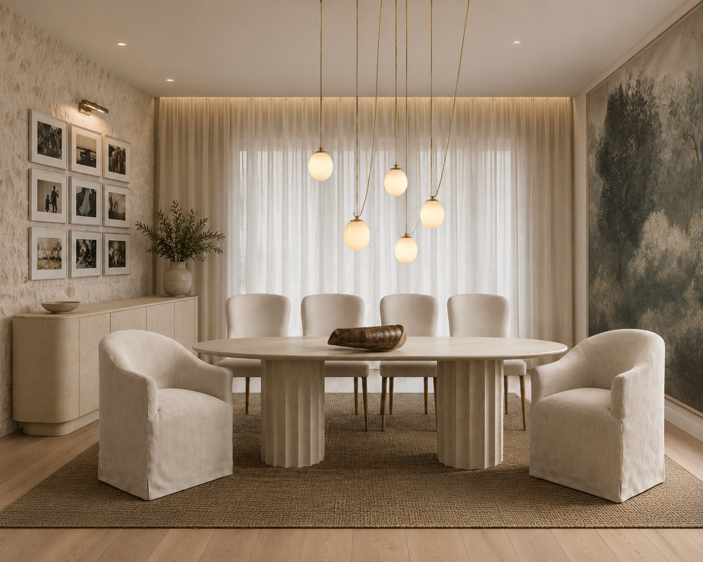 Warm, custom Scottsdale living room by Sentenac House Interiors