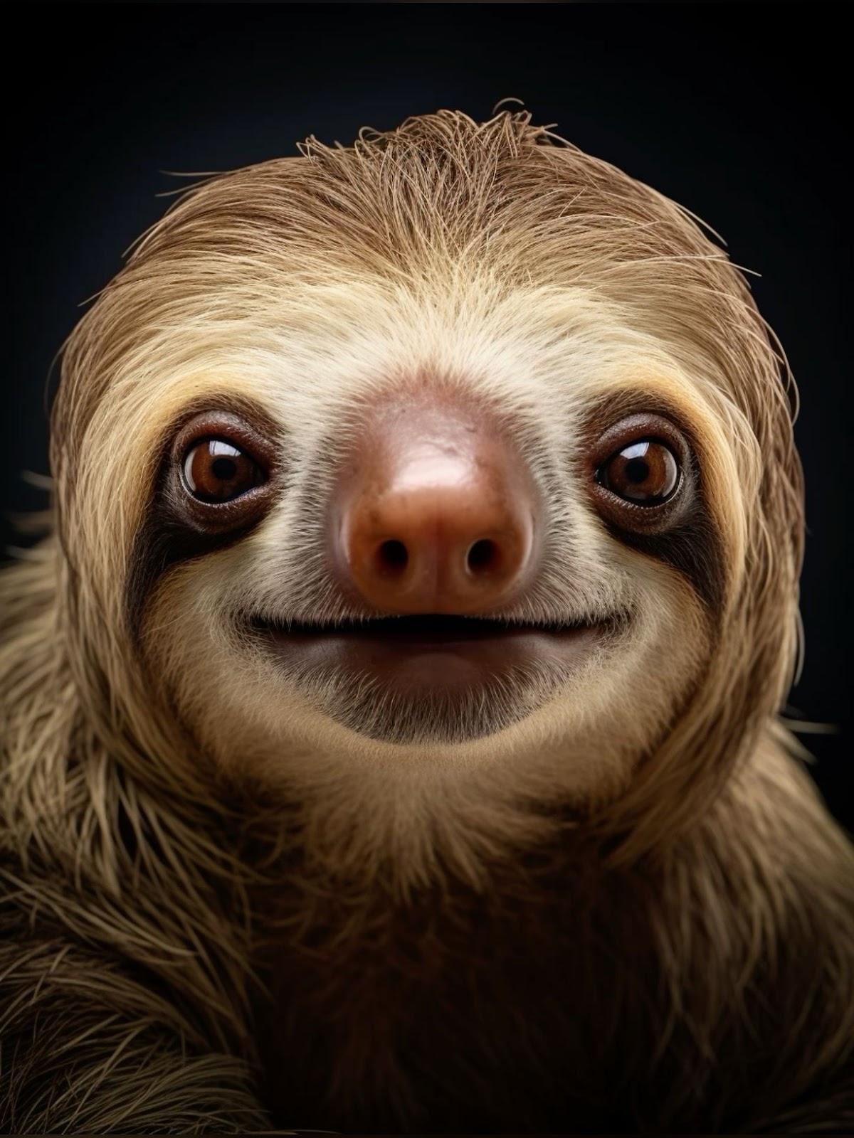 Sloth Face Picture
