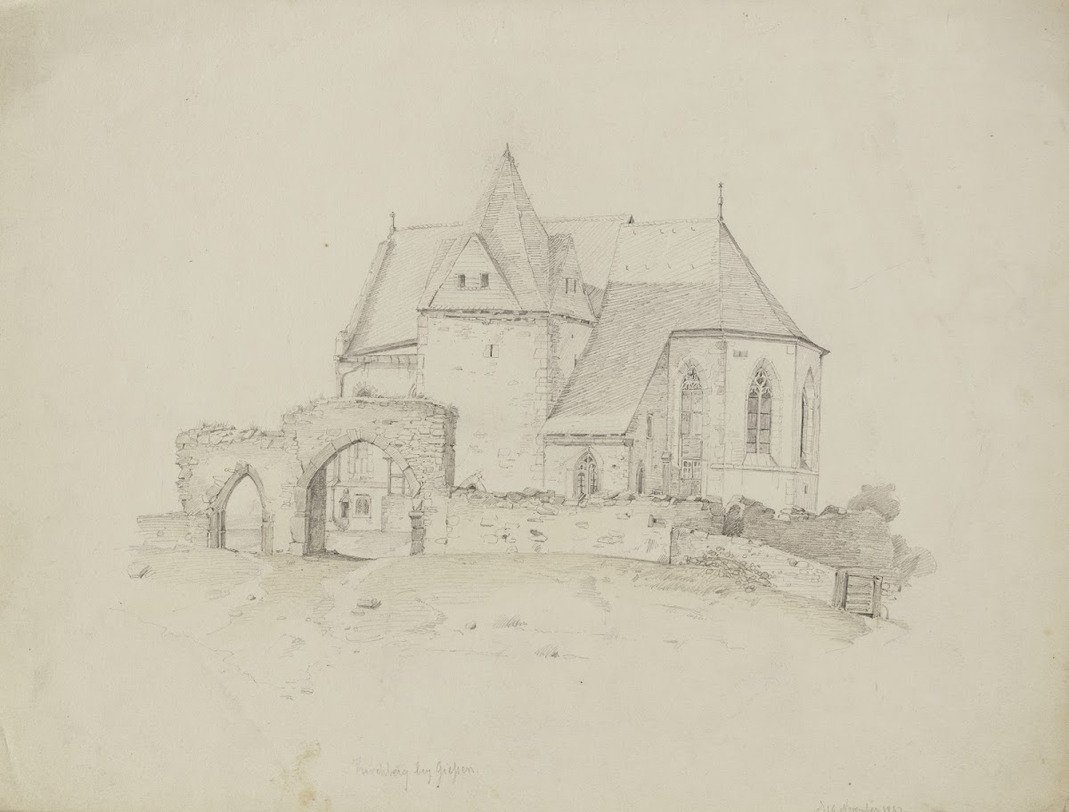 Der Lollarer Kirchberg an der Lahn 1842
