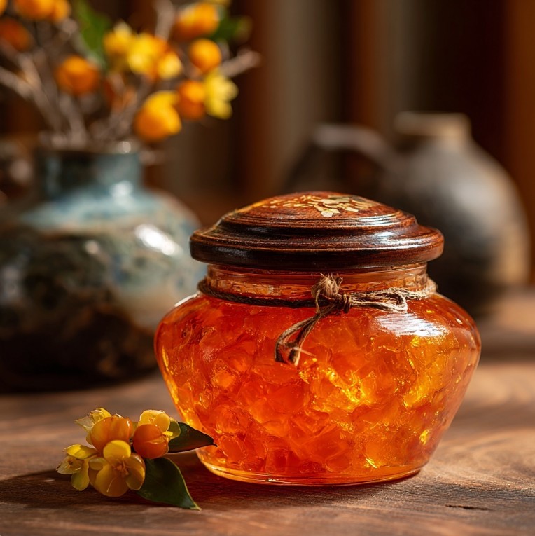 유자청 병 모습