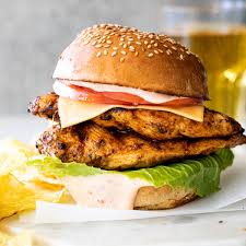 BBQ Chicken Fillet Burger Meal