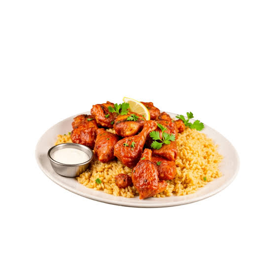 Peri Peri Rice with Original Crispy Chicken & Drink