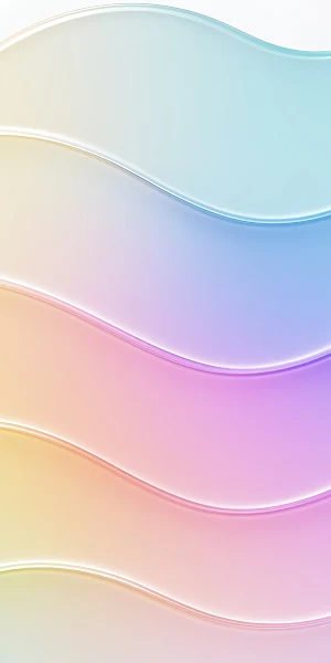 Gradient, Pastel, Abstract, Wavy iPhone Wallpaper Background