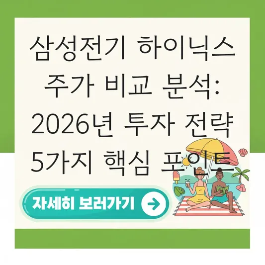 삼성전기 하이닉스 주가 비교 분석