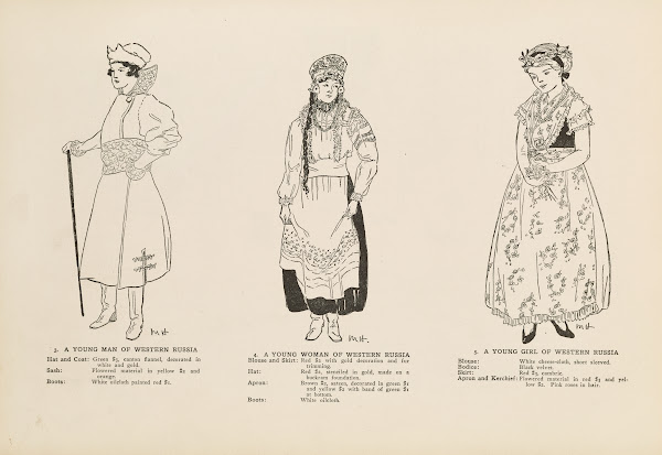 National costumes of the Slavic peoples Pl03 1920