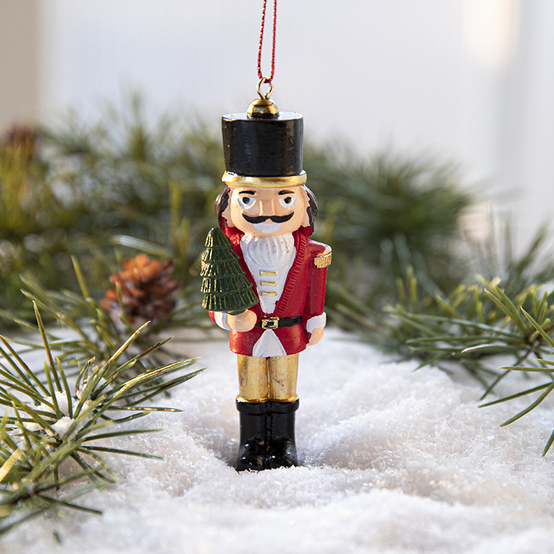 Nutcracker soldier as pendant, 10 cm