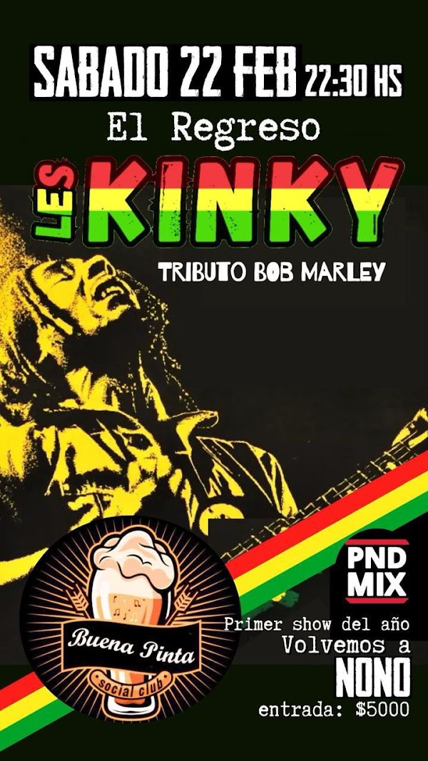 Les Kinky en Buena Pinta bar