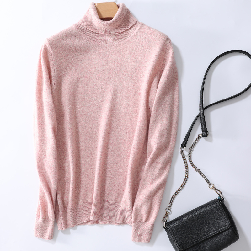 Women's Turtleneck Sweater Made of Pure Wool