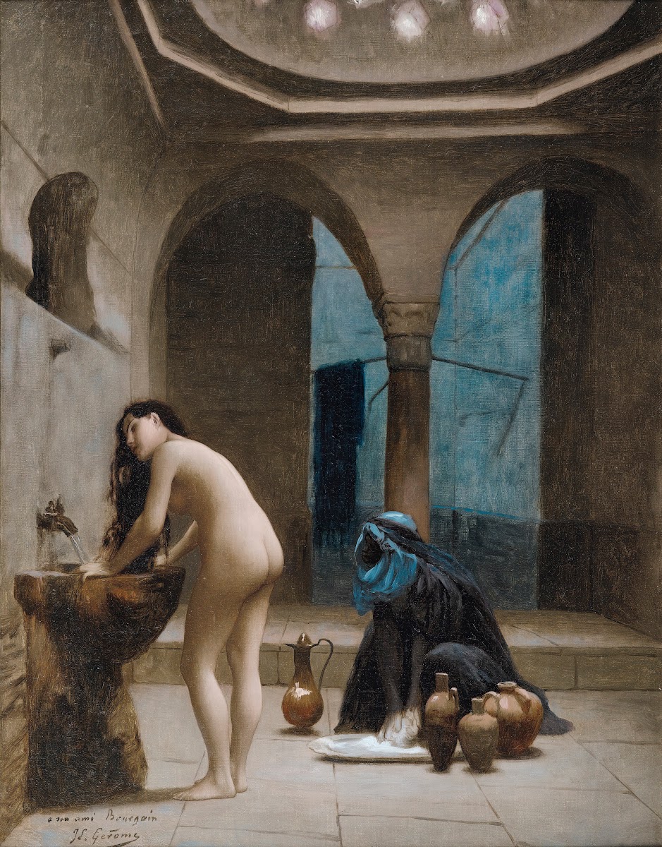 Study For A Maure Bath Turkish Woman In The Bath