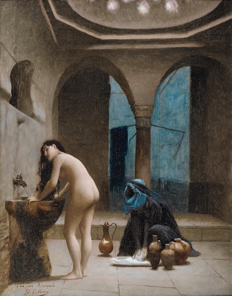 Study For A Maure Bath Turkish Woman In The Bath