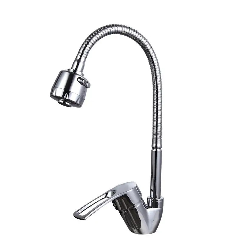 Stainless Steel Kitchen Faucet with Sprayer Function