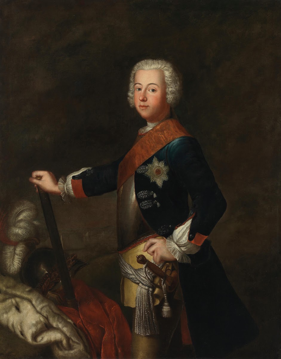 Porträt Friedrichs II der Große 1733