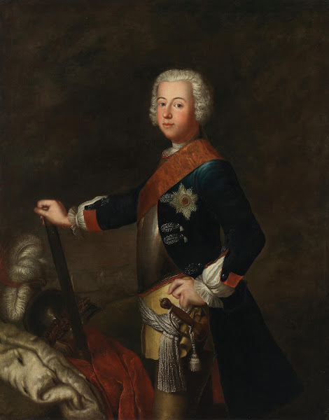 Porträt Friedrichs II der Große 1733