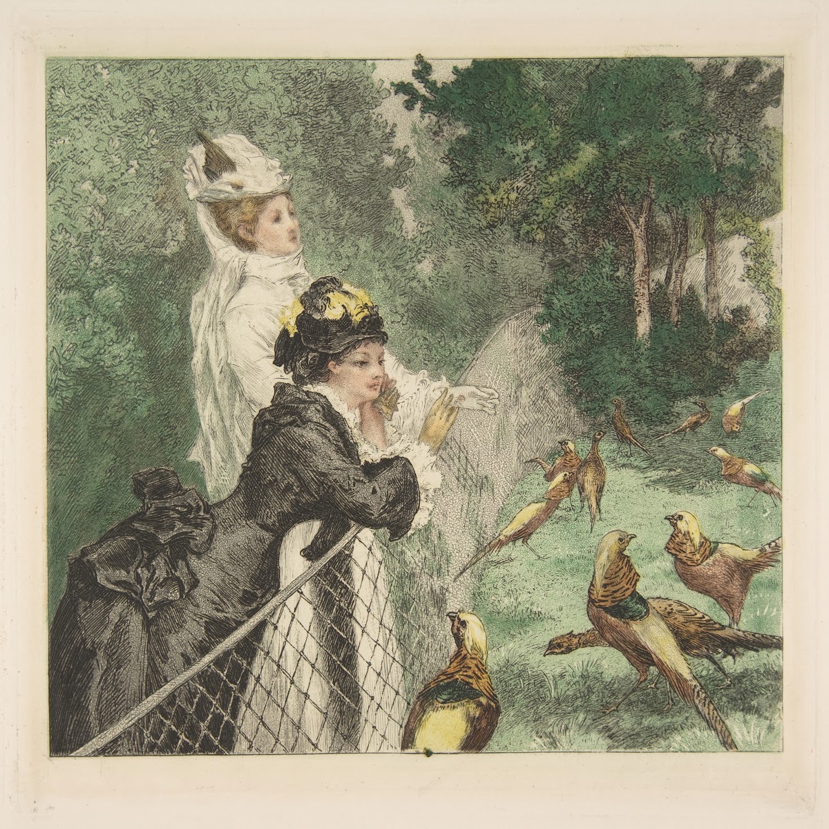 In the Zoological Garden ca 1873