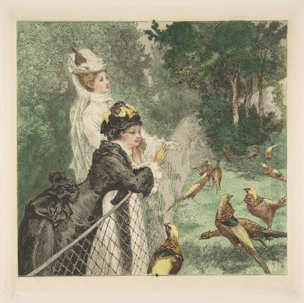 In the Zoological Garden ca 1873
