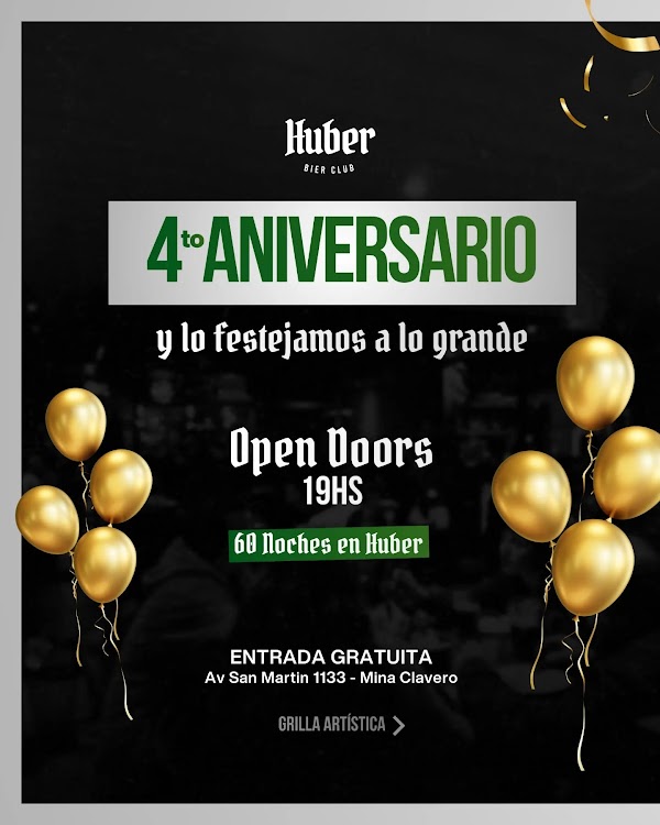 4° Aniversario Huber Bier Club