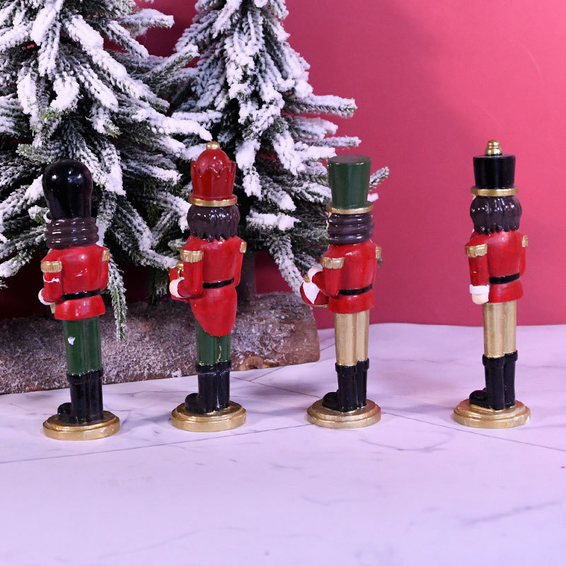 Nussknacker-Soldat, 15 cm, modernes Design, Kunstharz