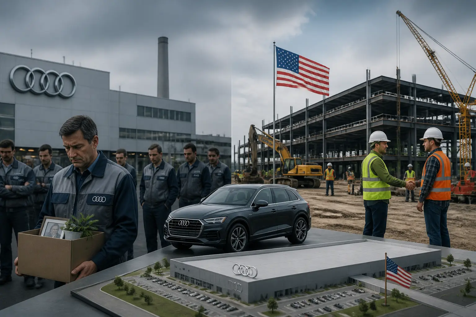 Editorial image for Volkswagen to build $4bn Audi SUV factory in US despite job cuts at home