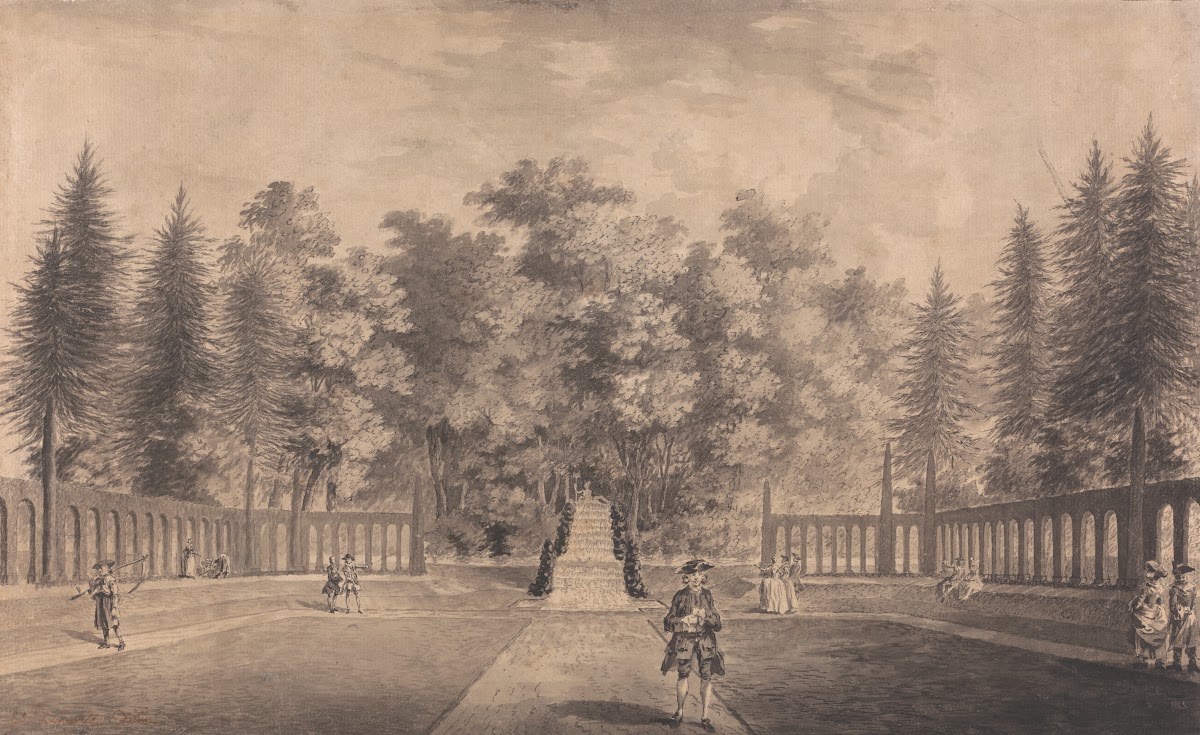 A View of Esq Turners Garden at Valence in Kent