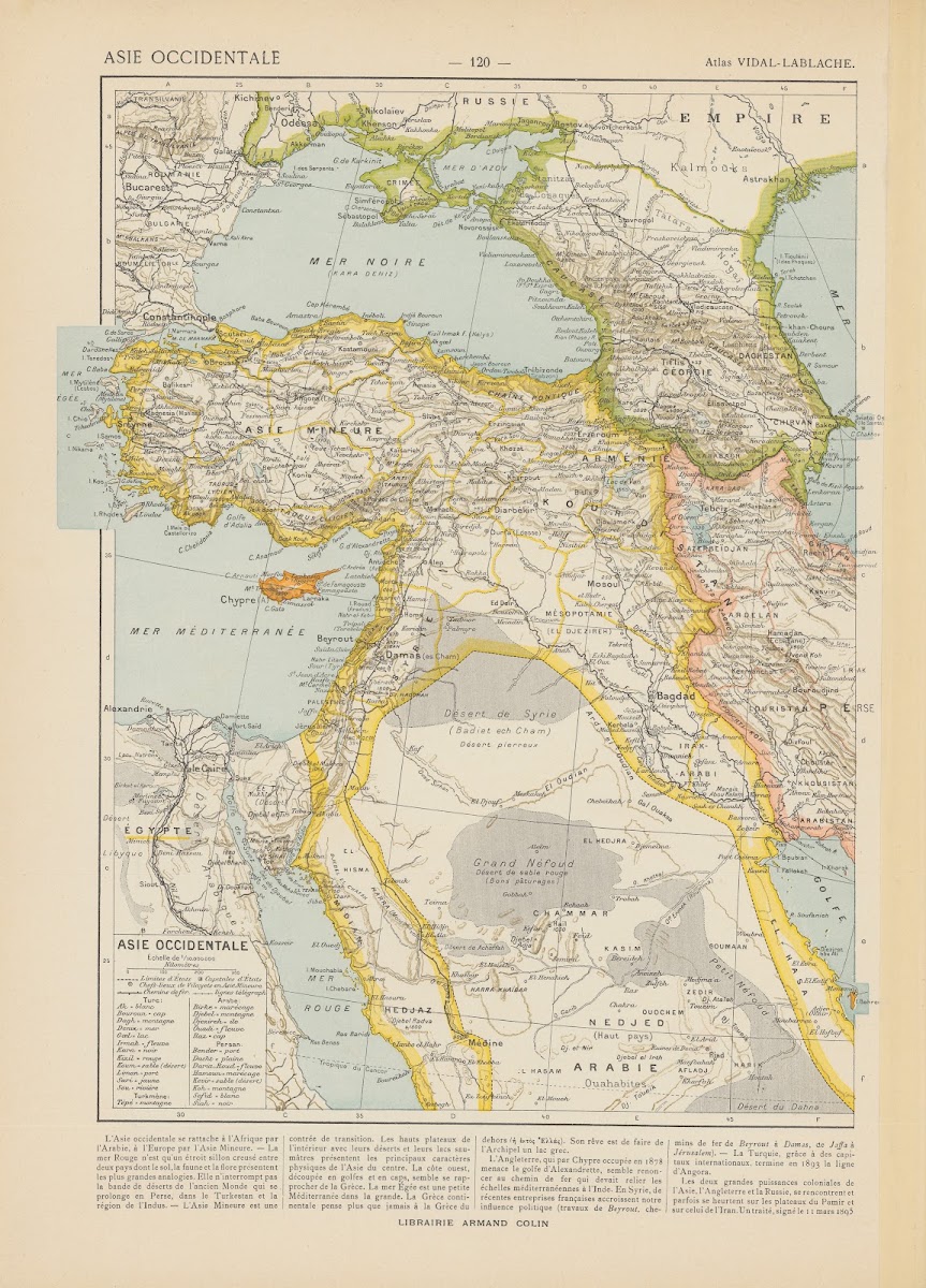 Asie Occidentale 1913