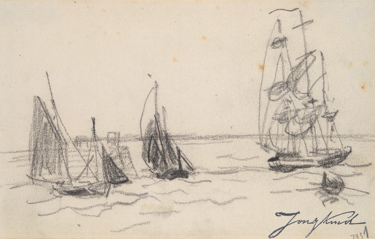 Small Sailboats and aThree Master