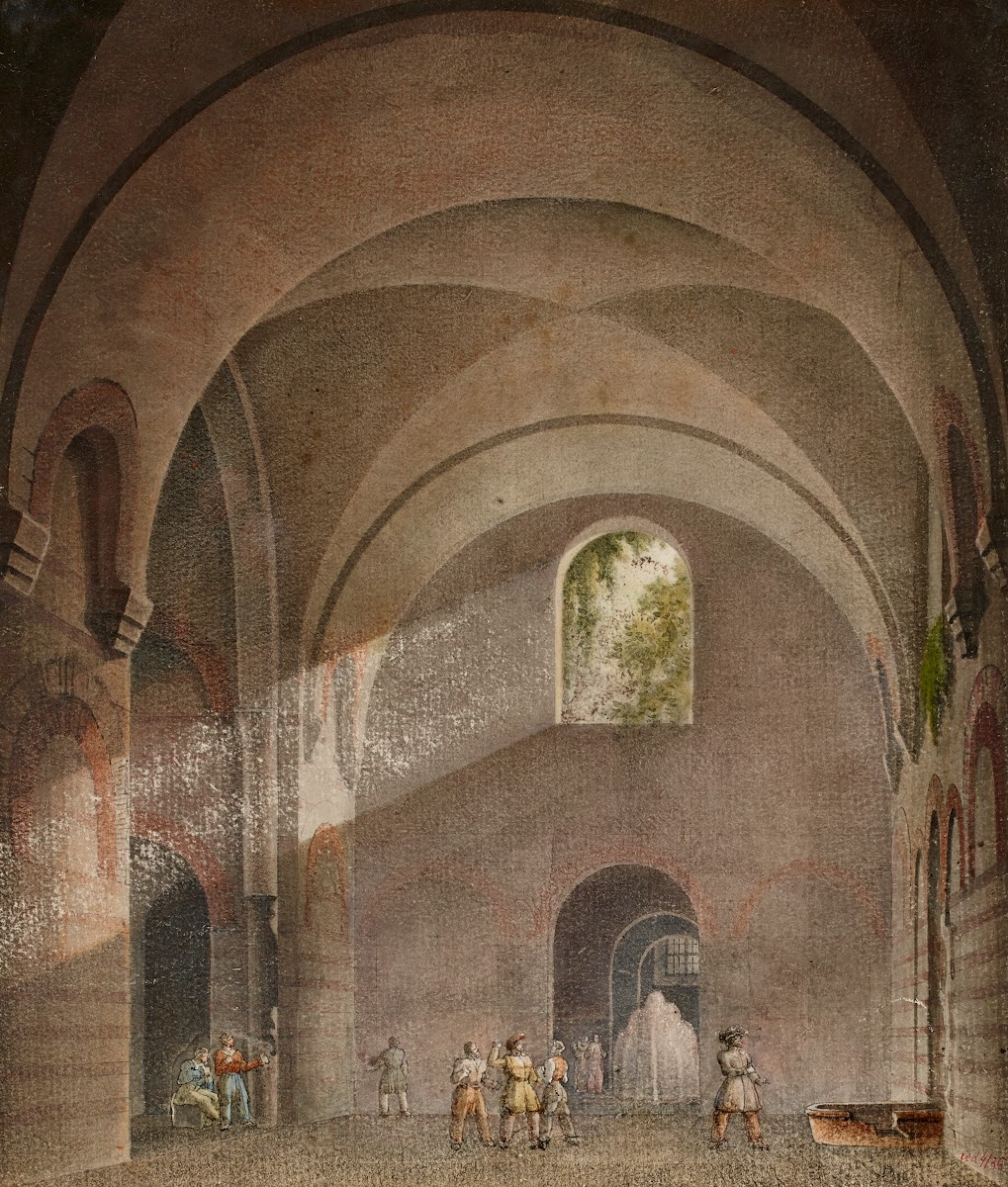 Vue intérieure des Thermes de Julien ou de Cluny