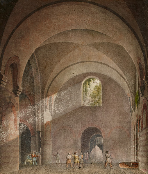 Vue intérieure des Thermes de Julien ou de Cluny