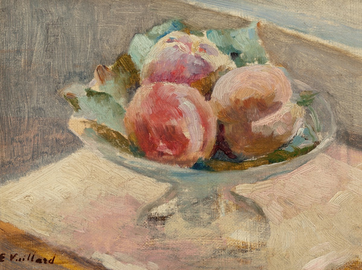 Le compotier de pêches Bowl of peaches circa 1889 90