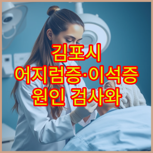 김포시 어지럼증·이석증 원인 검사와 치료 가능한 병원