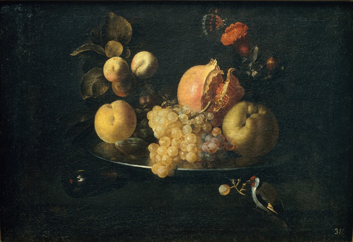 Still Life with Fruit and Goldfinch from 1639 until 1640