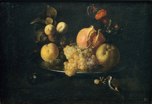 Still Life with Fruit and Goldfinch from 1639 until 1640