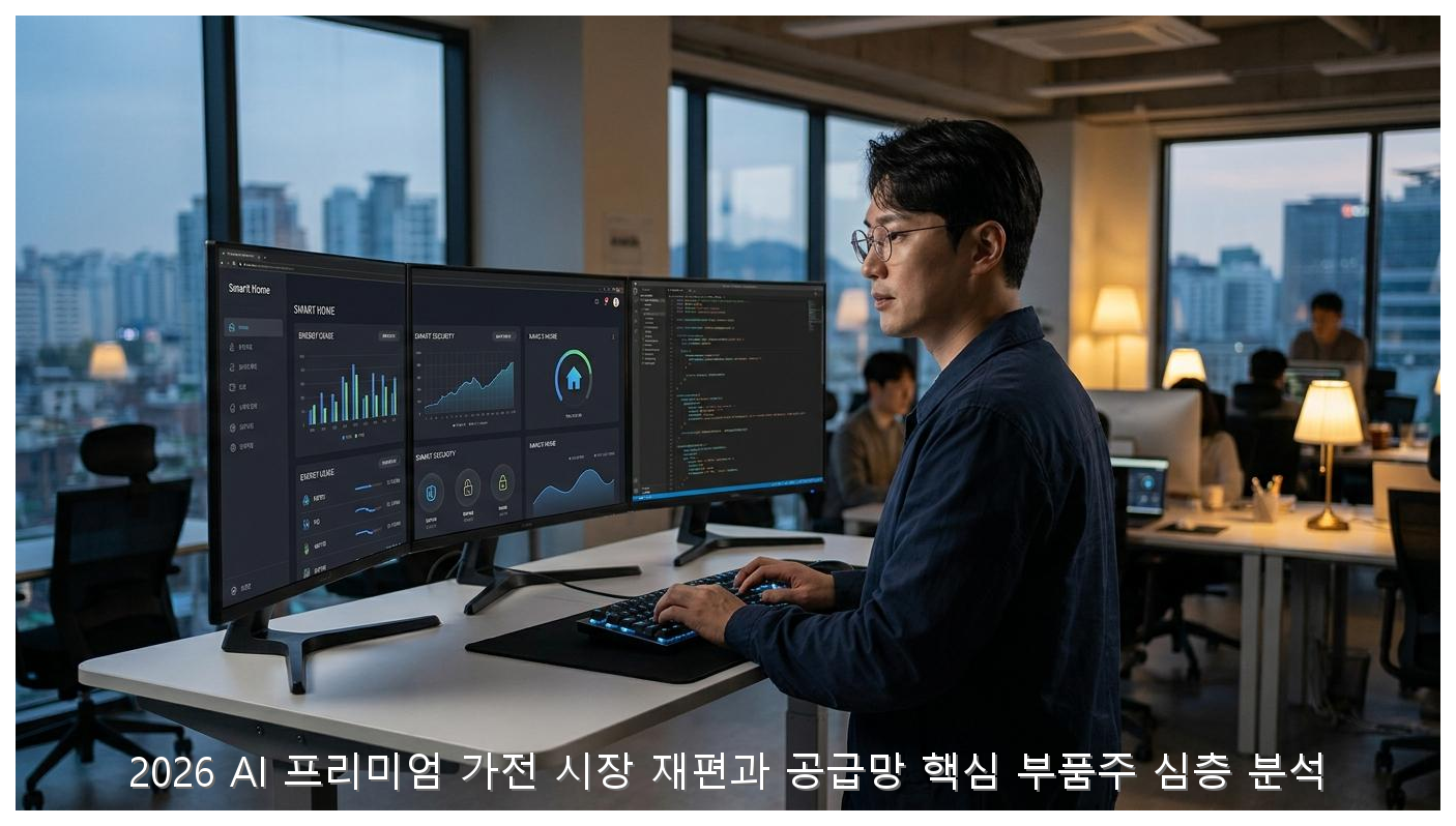 2026 AI 프리미엄 가전 시장 재편과 공급망 핵심 부품주 심층 분석 핵심 안내 및 분석 인포그래픽 (8)