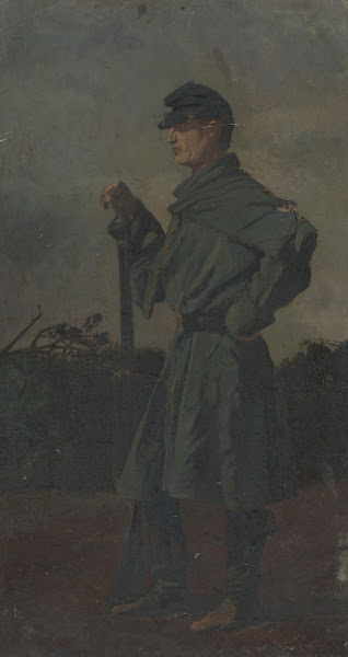 Camp sentry Rappahannock Station Va 1864