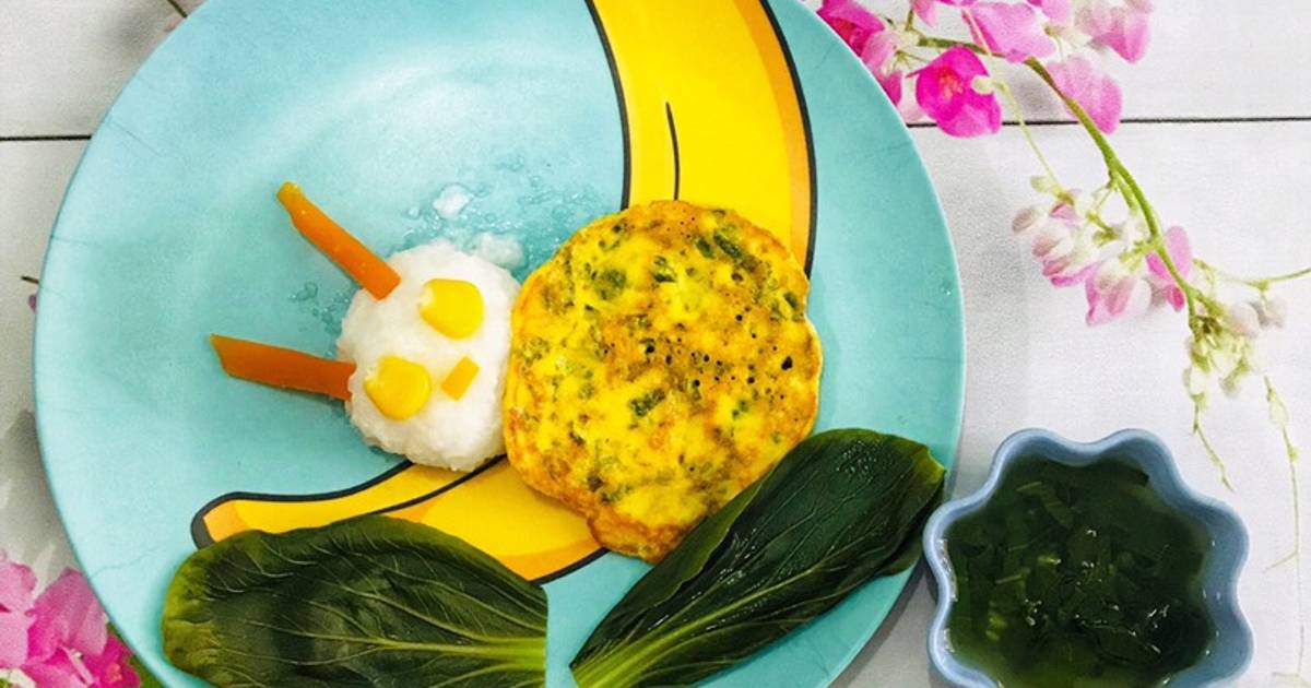 Cơm trứng chiên rong biển - bé ăn dặm