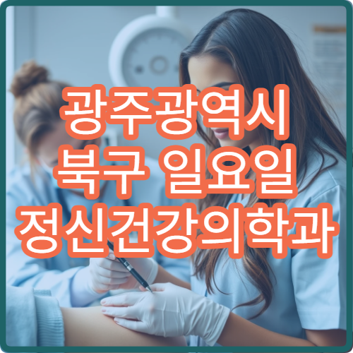 광주광역시 북구 일요일 정신건강의학과 주말 진료