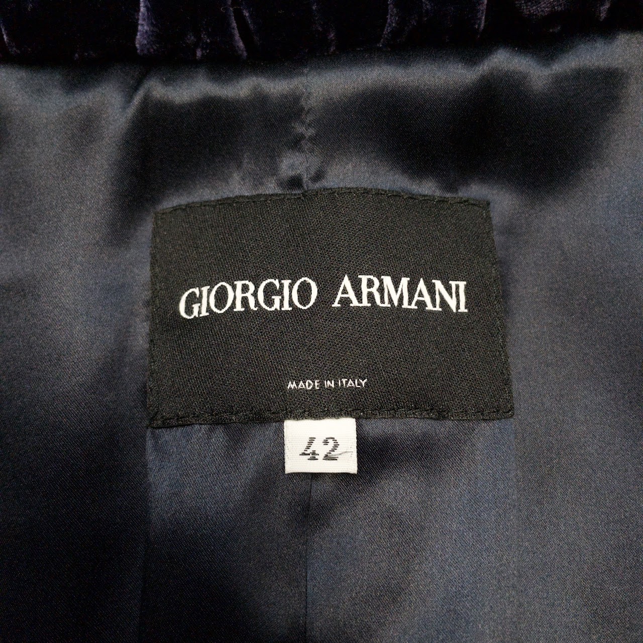 Giorgio Armani Velvet Pant Suit