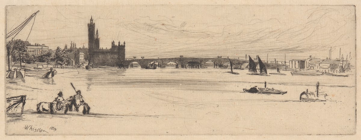 Old Westminster Bridge 1859