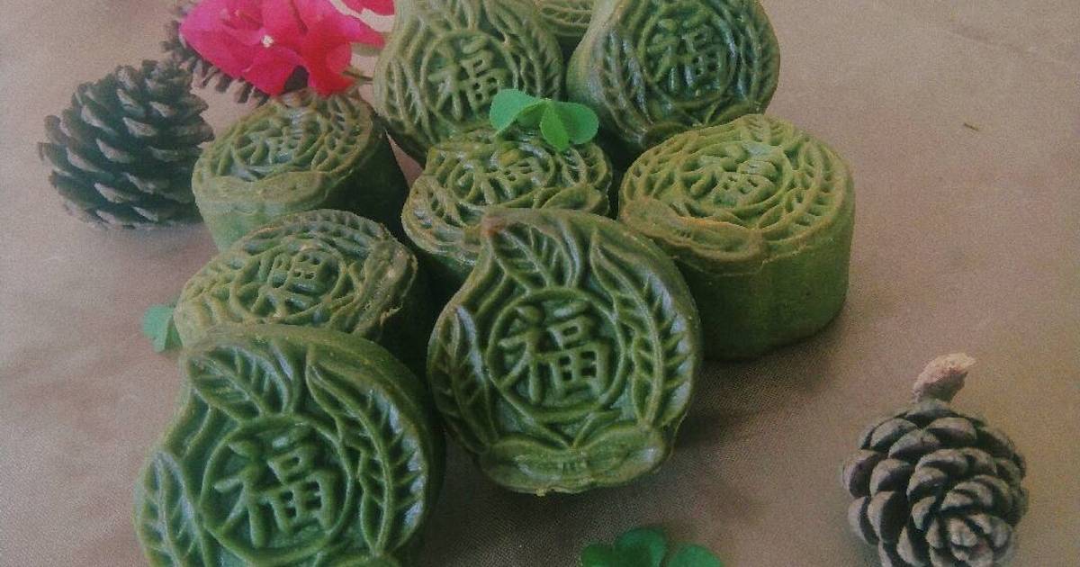 Trung thu trà xanh. (Matcha Mooncake)