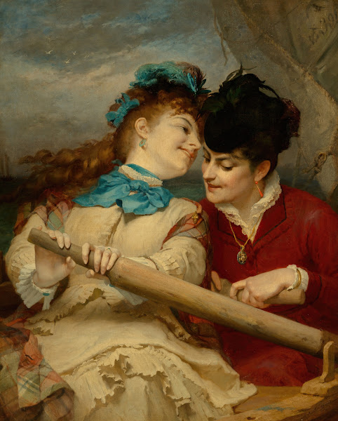 De quoi parlent les jeunes filles Concerning what the young women are talking ab