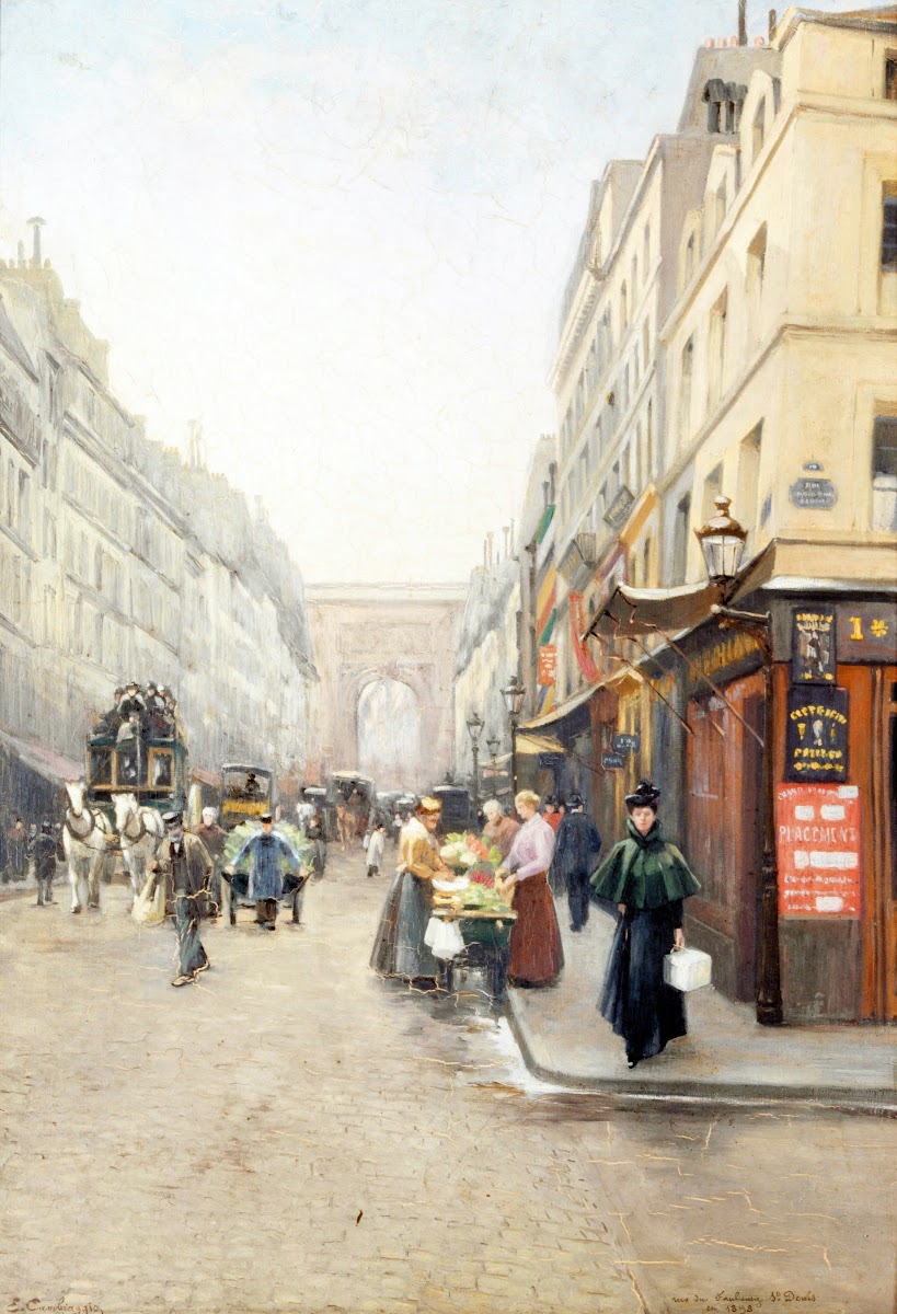 La rue du Faubourg Saint Denis 1898