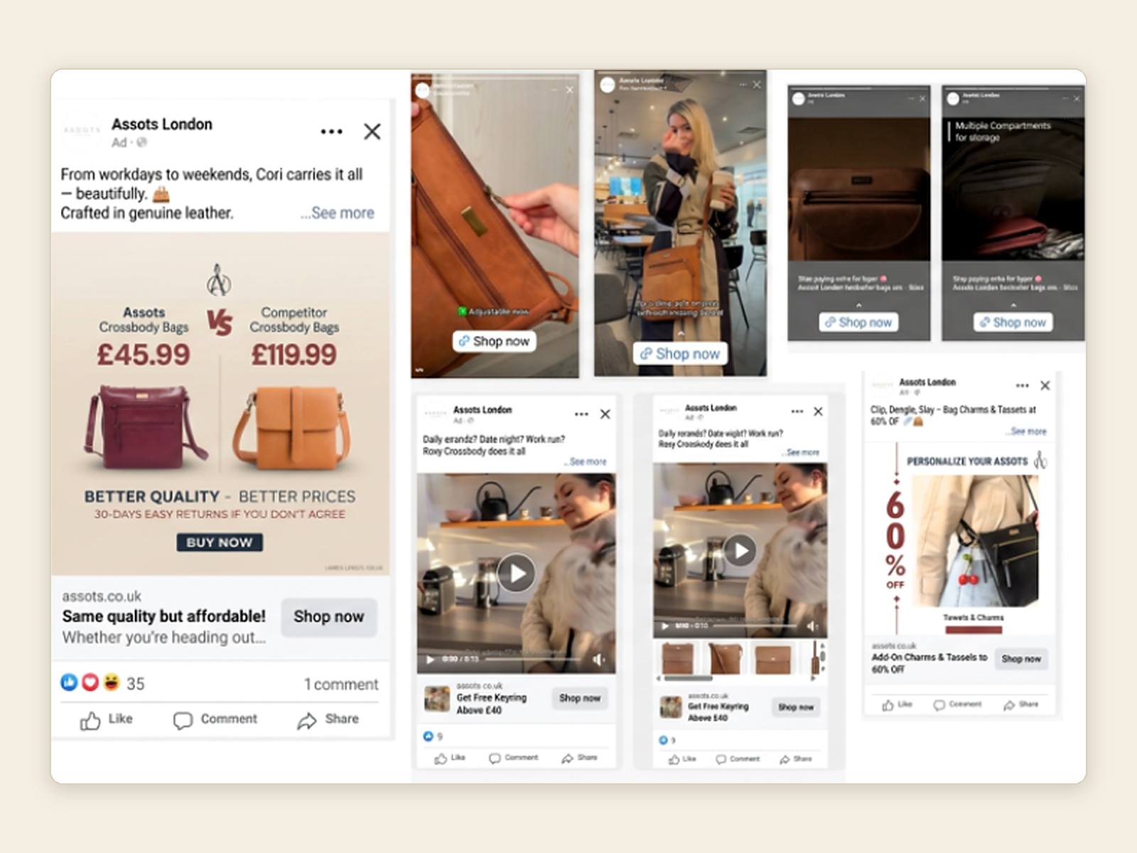 Leather Handbags case study image