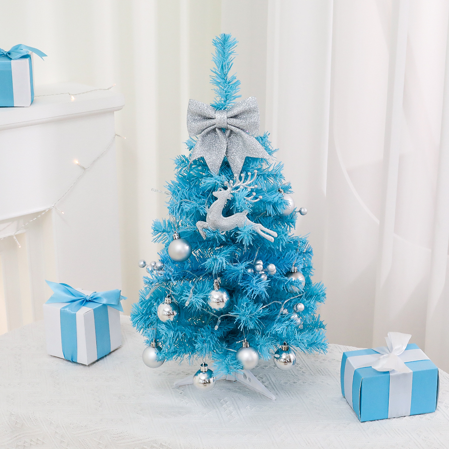 Mini-Weihnachtsbaum, 45/60 cm, optional mit Beleuchtung