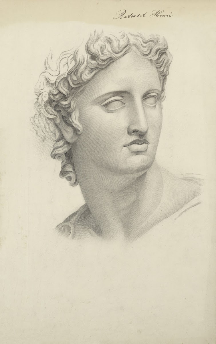 Head of Apollo Belvedere 1885