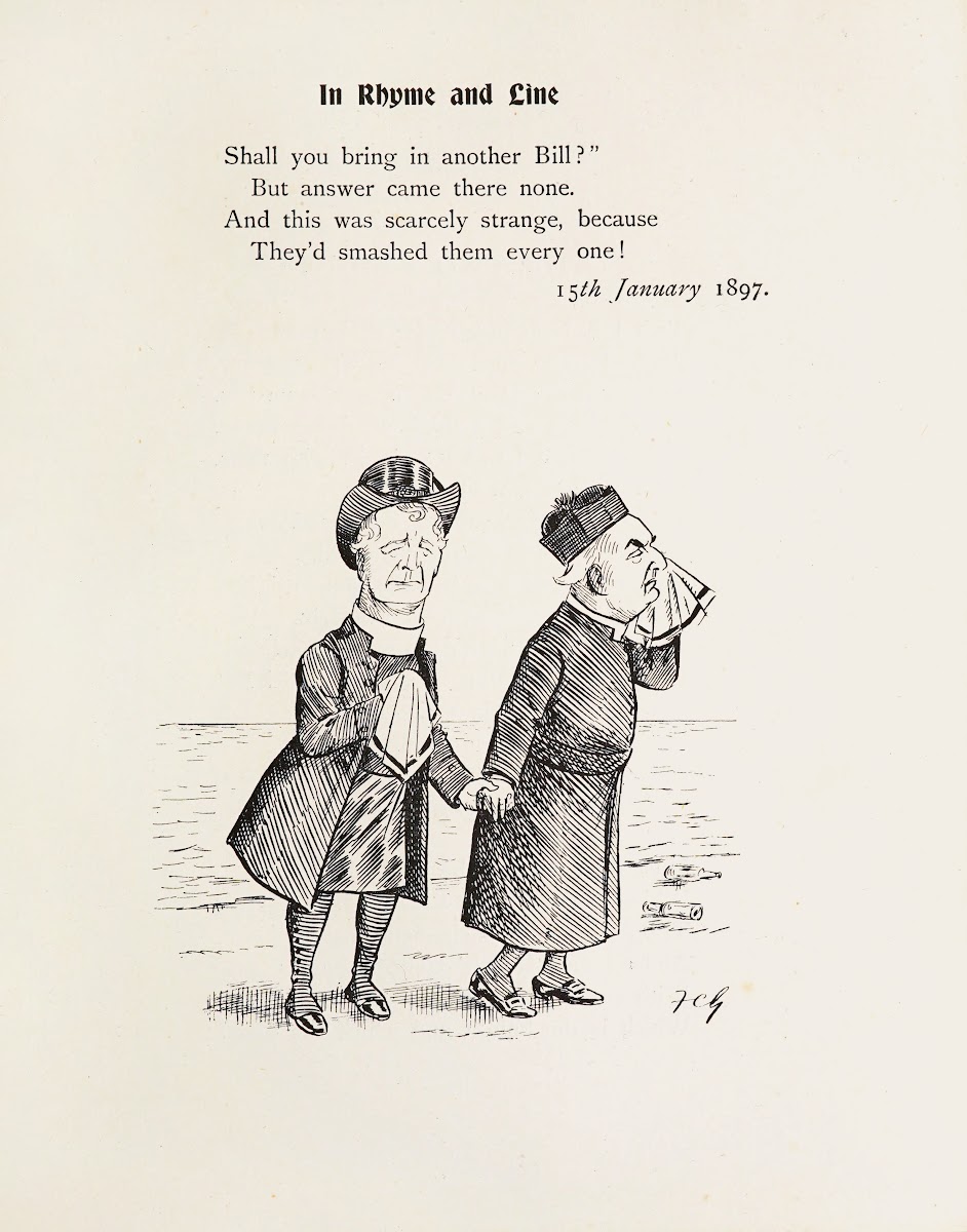 Cartoons in rhyme and line Pl20 1905
