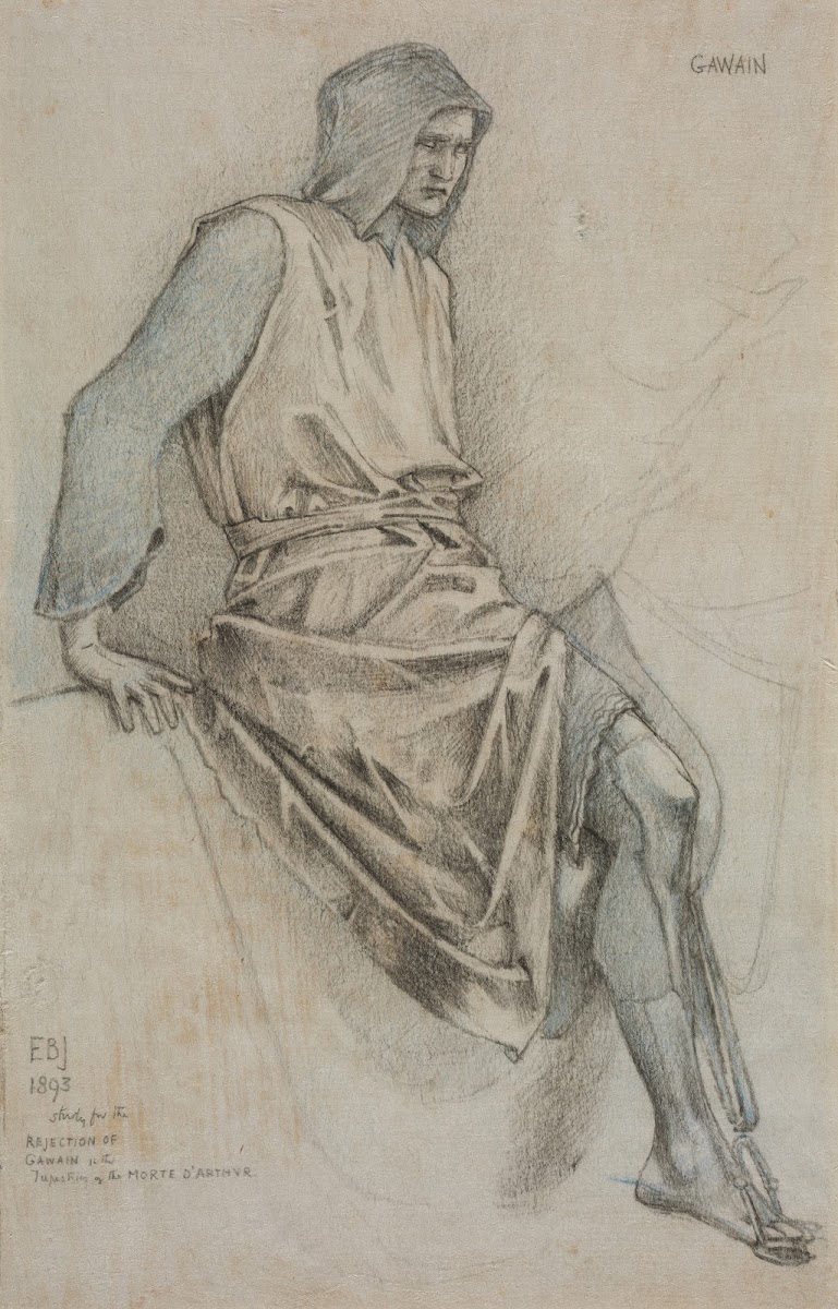 Study for the Failure of Gawain from the Holy Grail Tapestries 1893