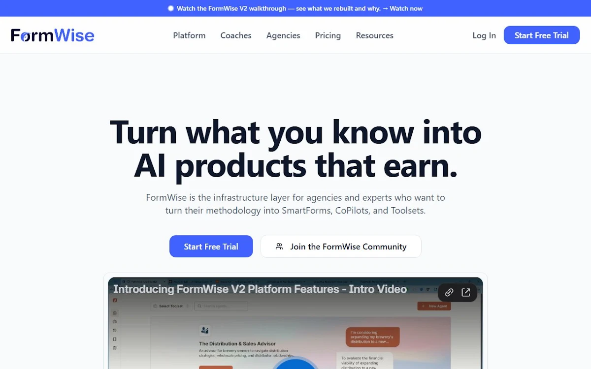 Captura de FormWise.AI