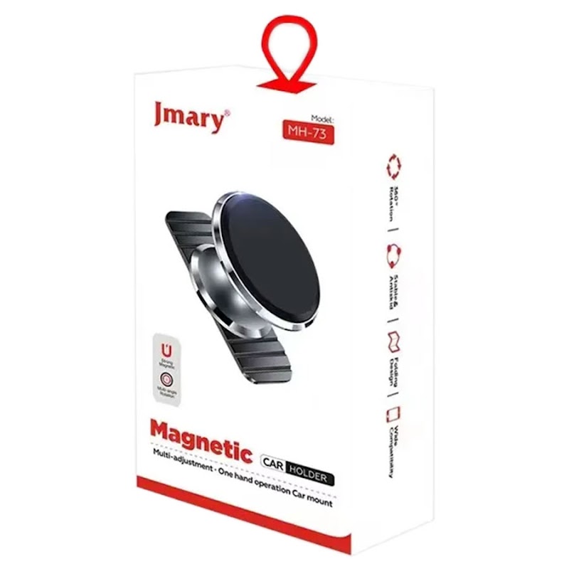 Soporte magnético para automóvil gris