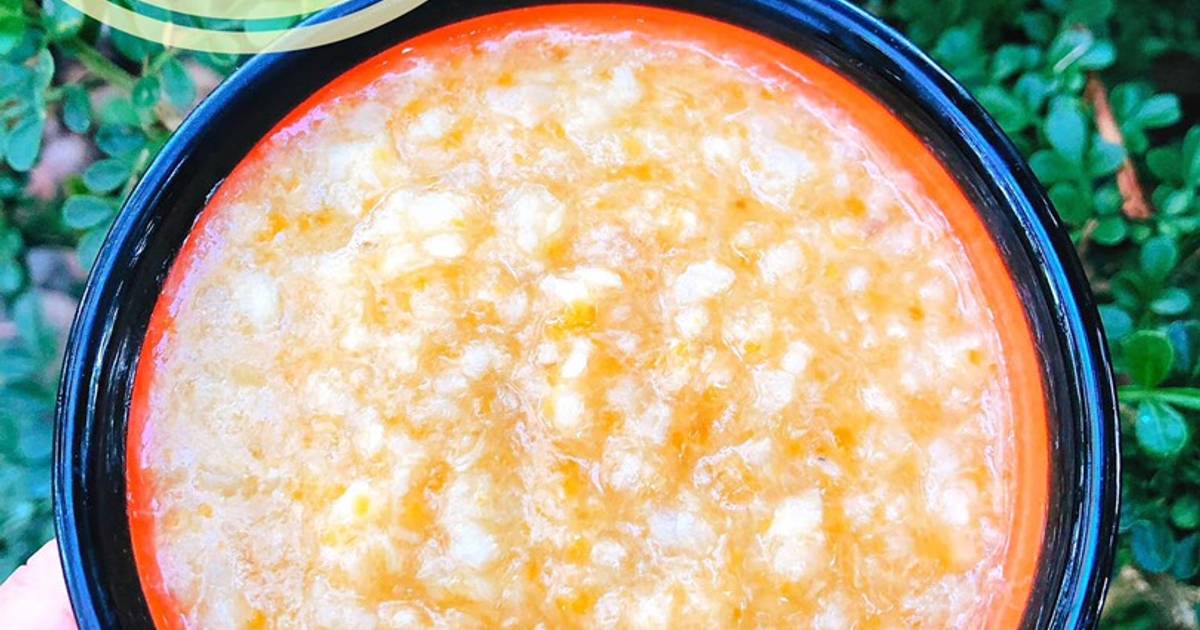 Ăn dặm - Cháo cá lóc khoai lang mật
